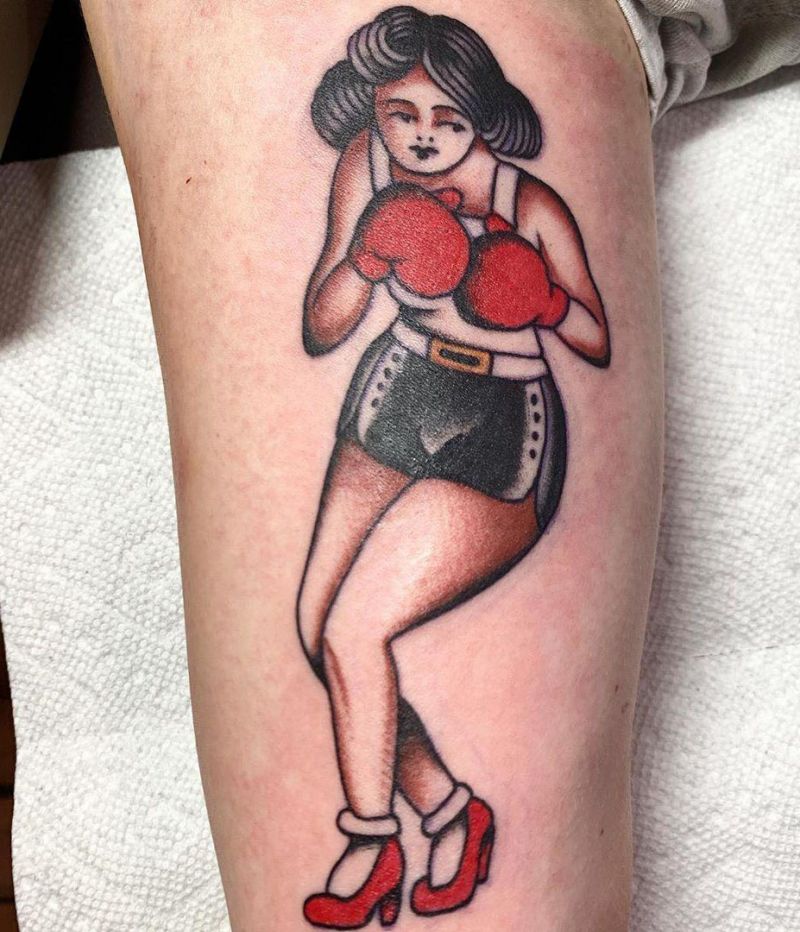 30 Pretty Boxing Tattoos Make You Strong