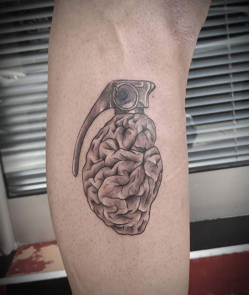 30 Pretty Brain Tattoos Make You Beautiful