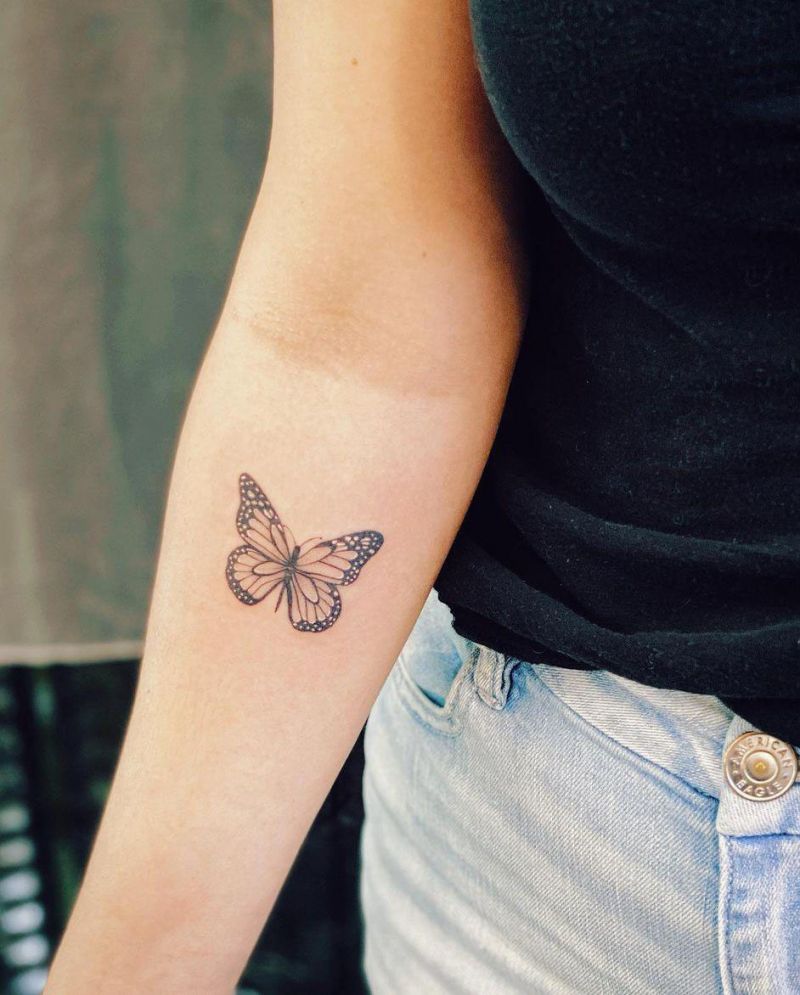 30 Pretty Butterfly Tattoos for Inspiration