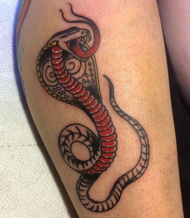 30 Pretty Cobra Tattoos to Inspire You