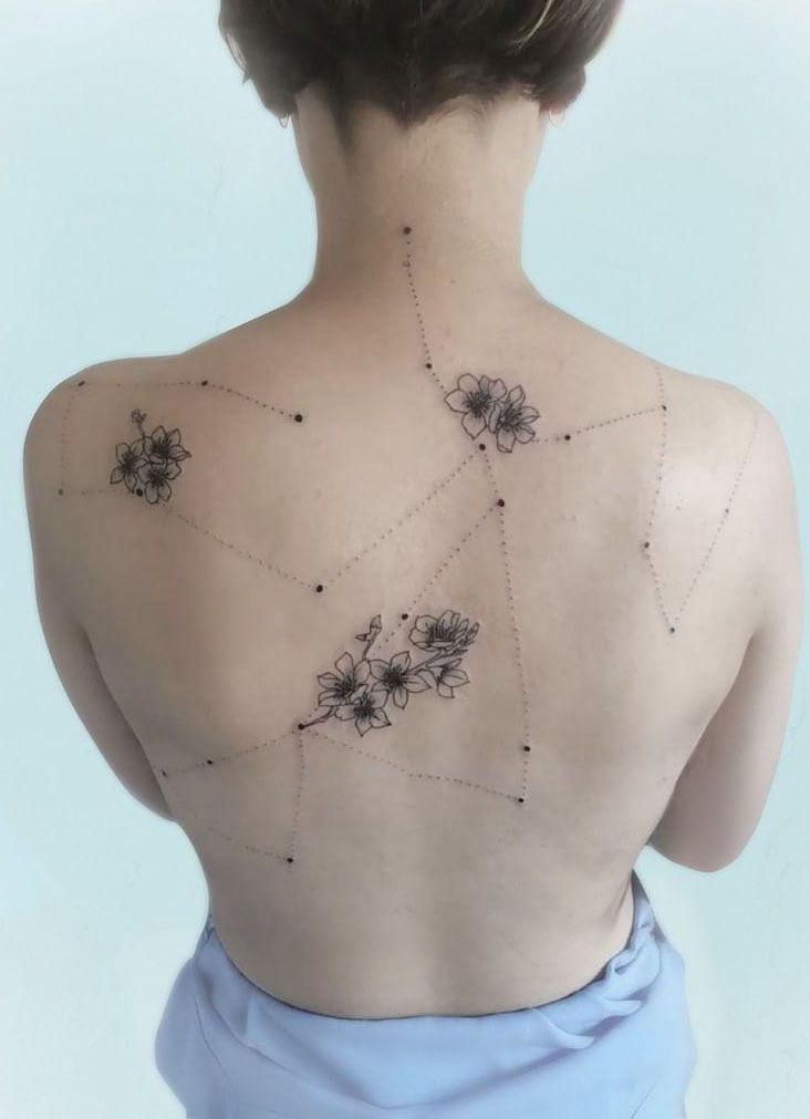 30 Pretty Constellation Tattoos to Inspire You