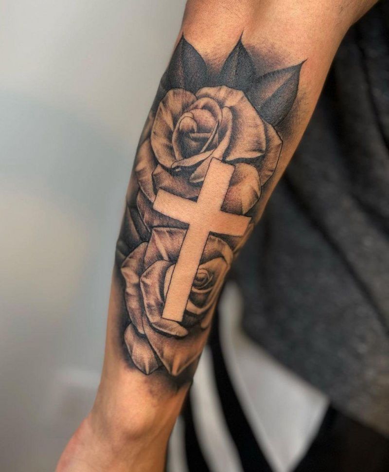 30 Pretty Cross Tattoos You Will Love