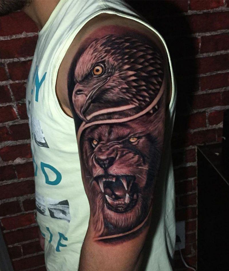 30 Pretty Eagle Tattoos Show Your Temperament