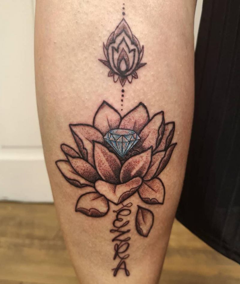 30 Pretty Lotus Flower Tattoos You Will Love