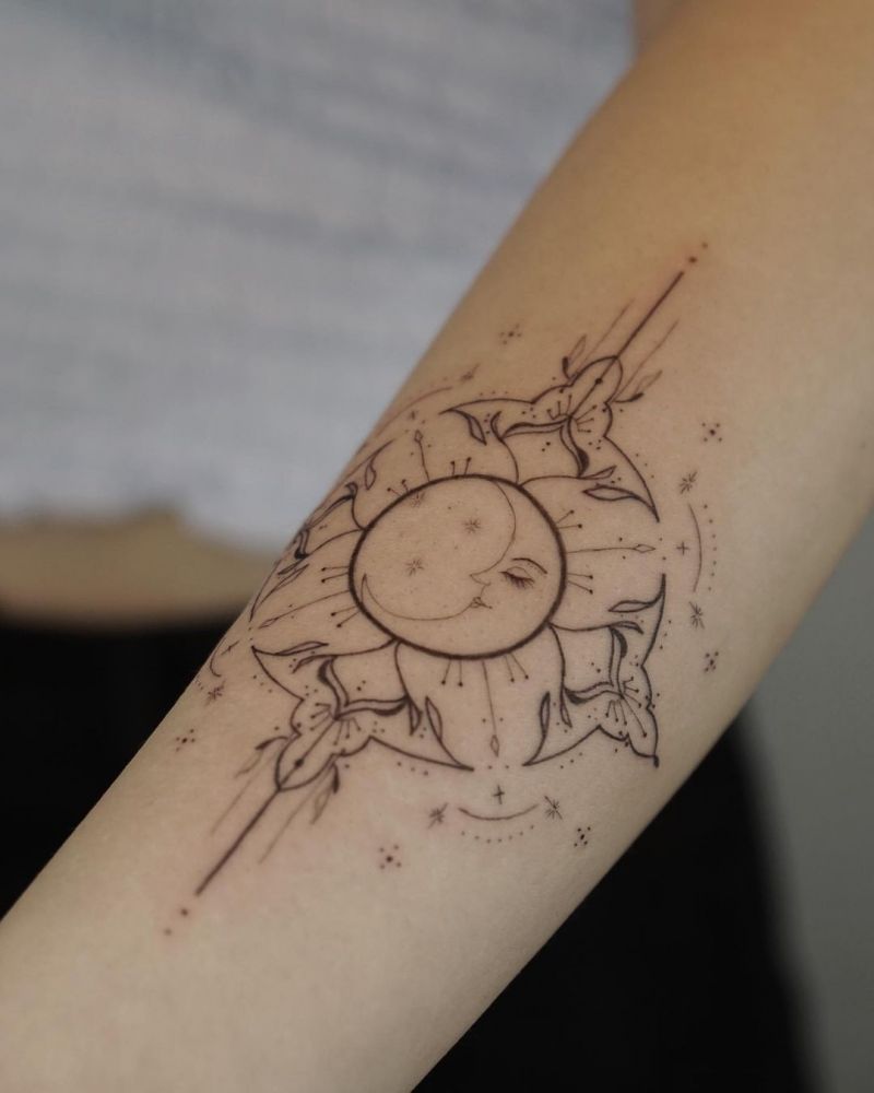 30 Pretty Moon Tattoos You Will Love