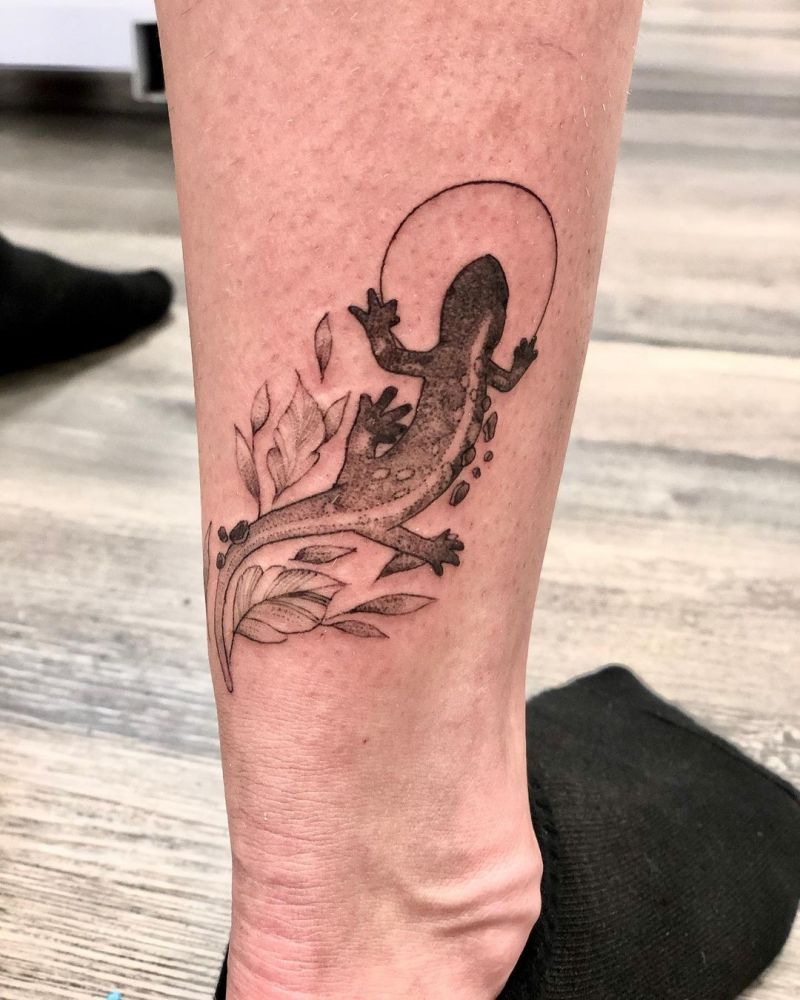 30 Pretty Salamander Tattoos to Inspire You