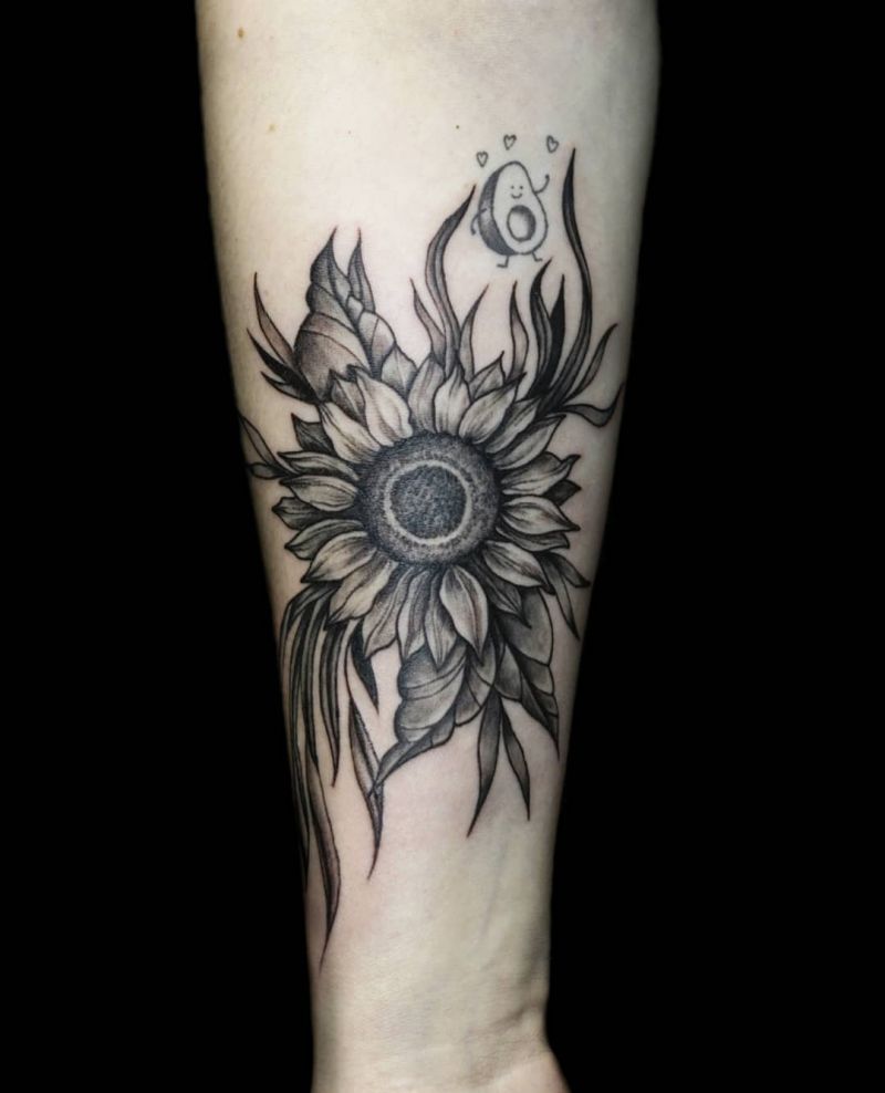 30 Pretty Sunflower Tattoos Improve Your Temperament