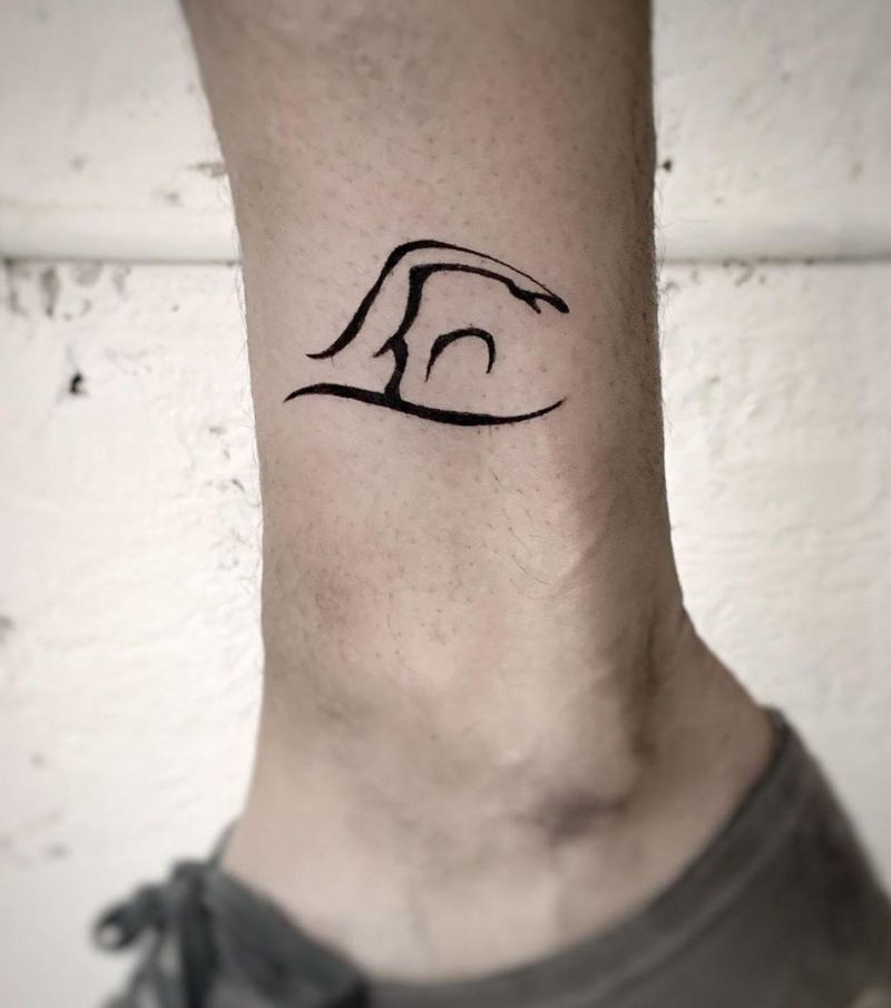 30 Pretty Swimmer Tattoos You Must Try