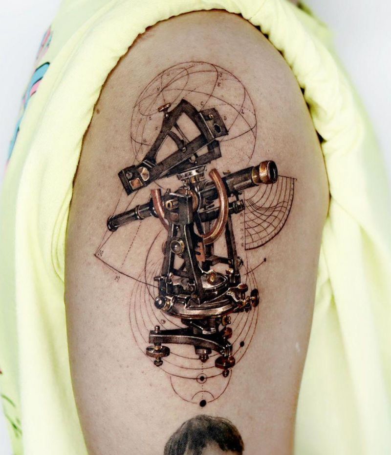 30 Pretty Telescope Tattoos You Will Love