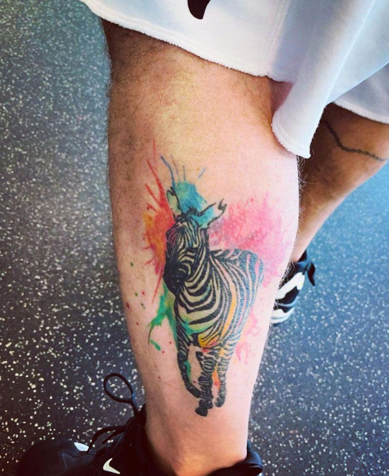 30 Pretty Zebra Tattoos You Must Try