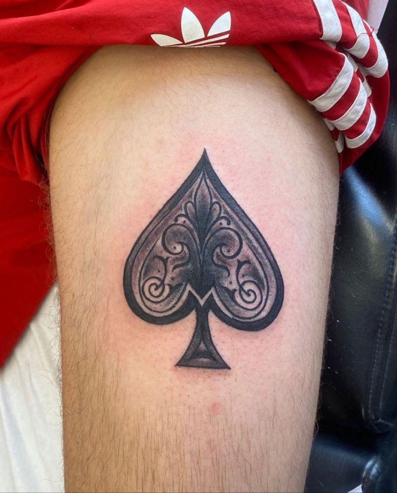 30 Pretty Ace of spades Tattoos to Inspire You