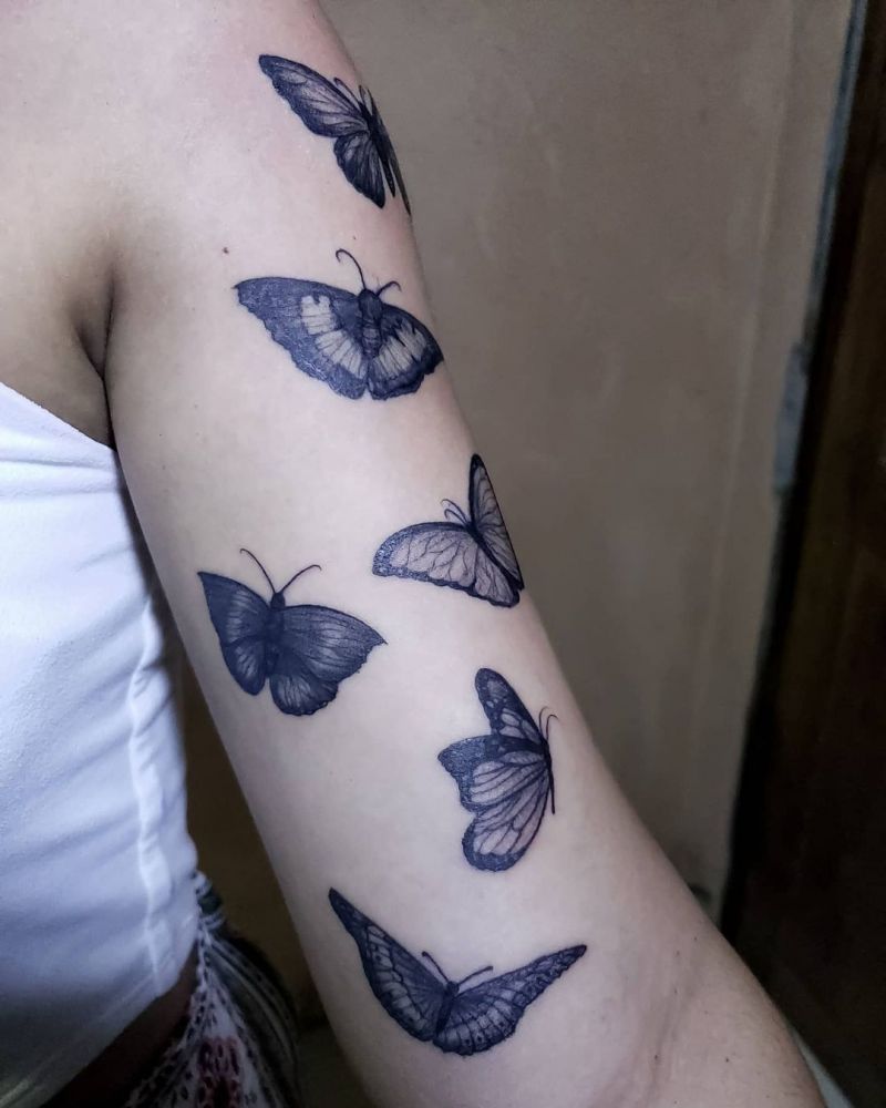 30 Pretty Butterfly Tattoos for Inspiration