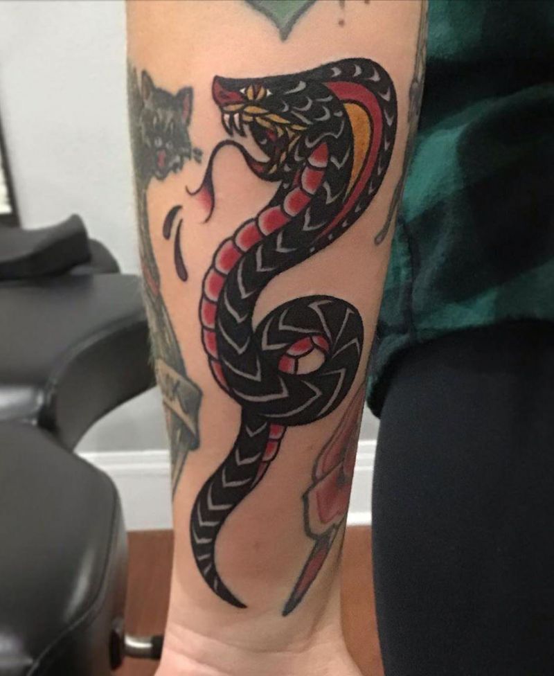 30 Pretty Cobra Tattoos to Inspire You