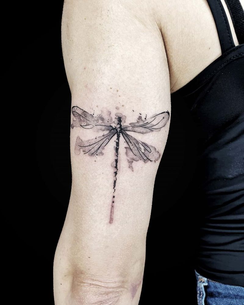 30 Pretty Dragonfly Tattoos You Will Love