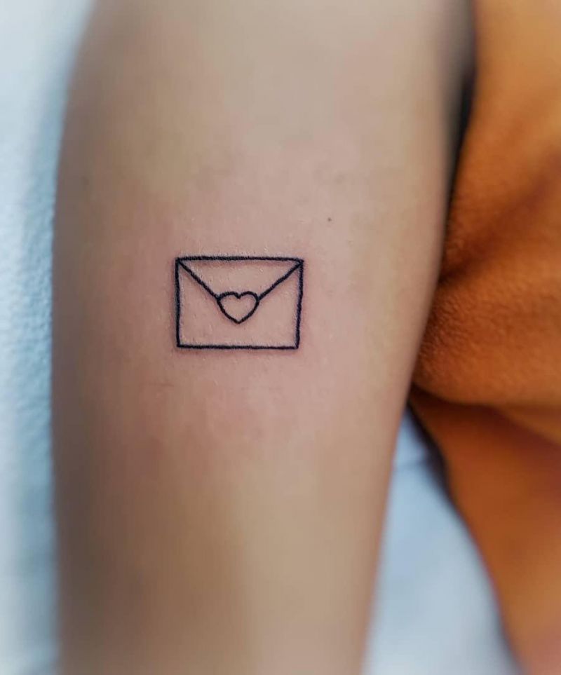 30 Pretty Envelope Tattoos Show Your Temperament