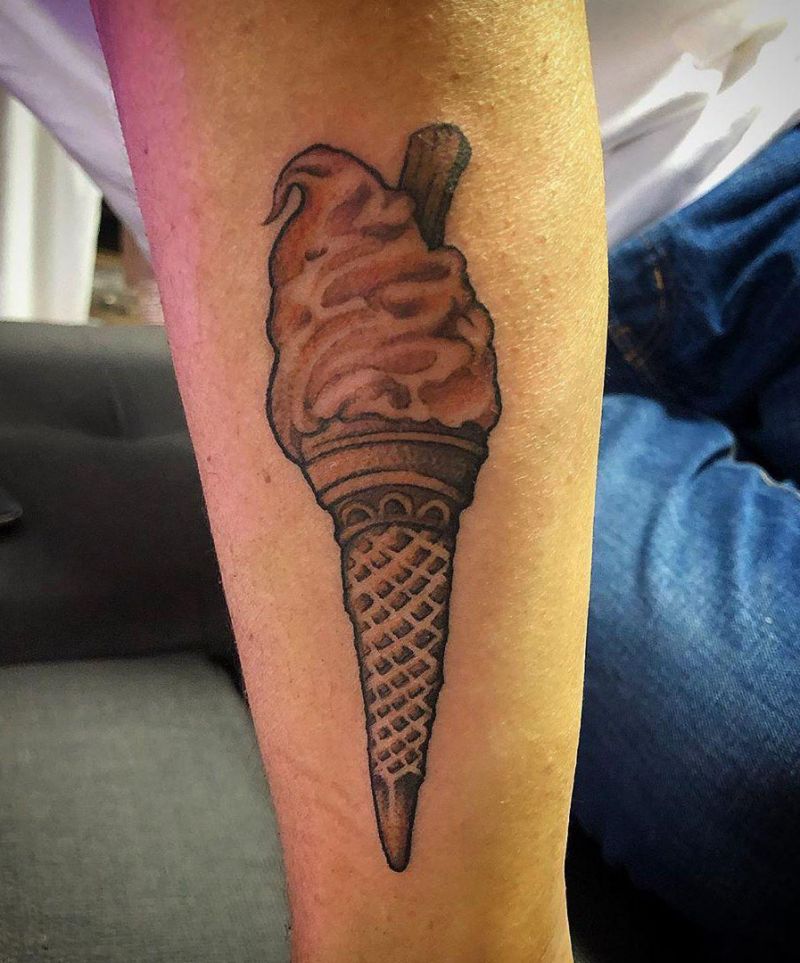 30 Pretty Icecream Tattoos for Inspiration