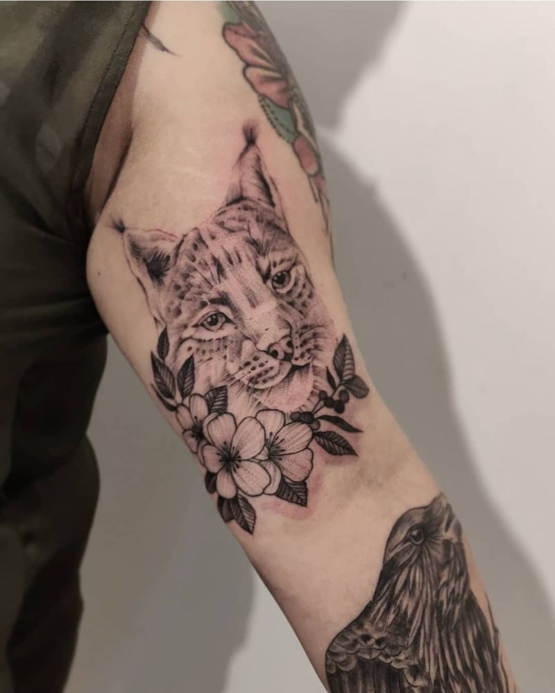 30 Pretty Lynx Tattoos You Will Love