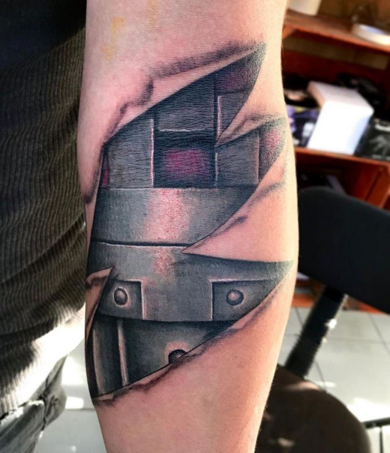 30 Pretty Mechanic Tattoos for Inspiration