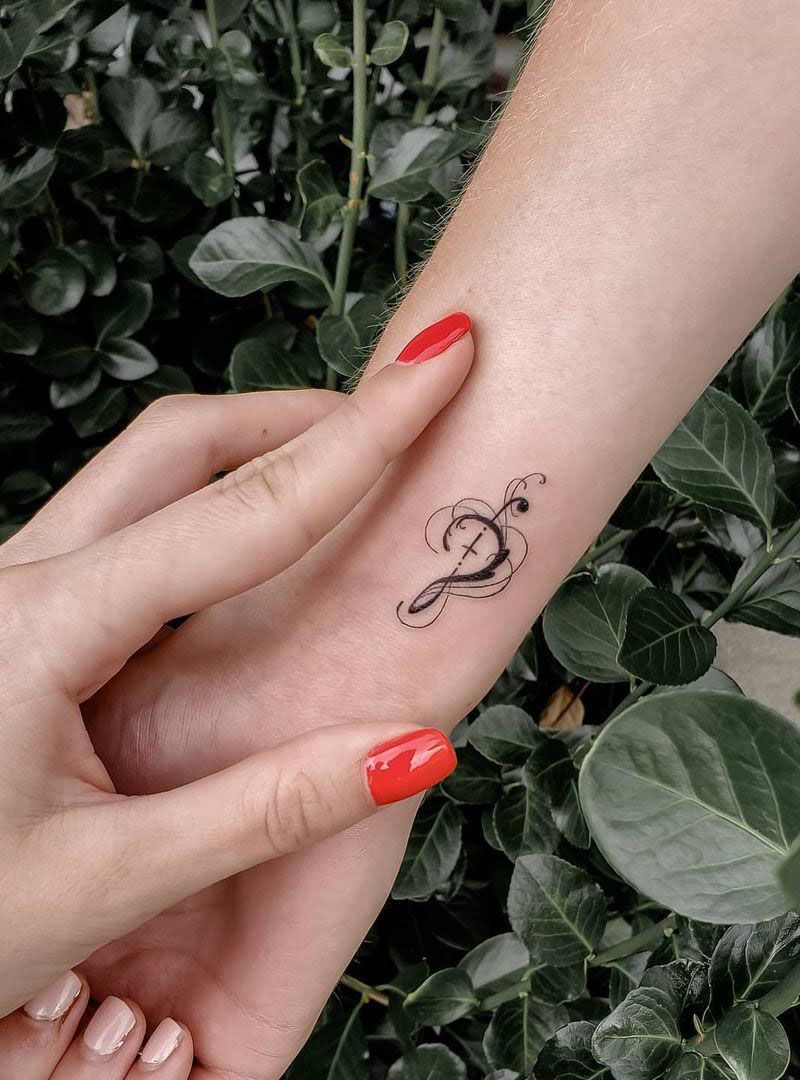 30 Unique Music Note Tattoos You Will Love