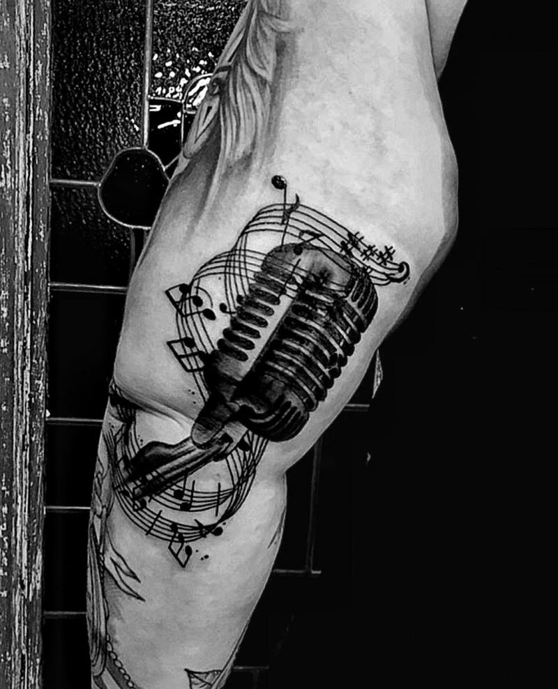 30 Pretty Music Tattoos to Inspire You