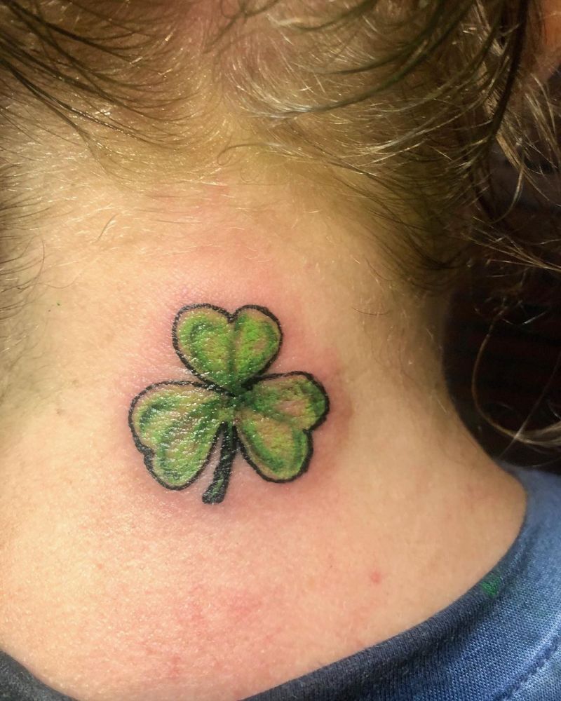 30 Pretty Shamrock Tattoos You Will Love