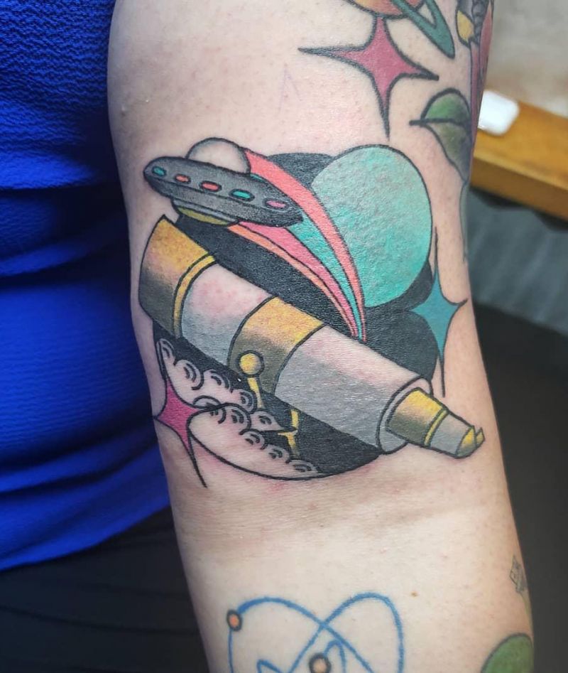 30 Pretty Telescope Tattoos You Will Love