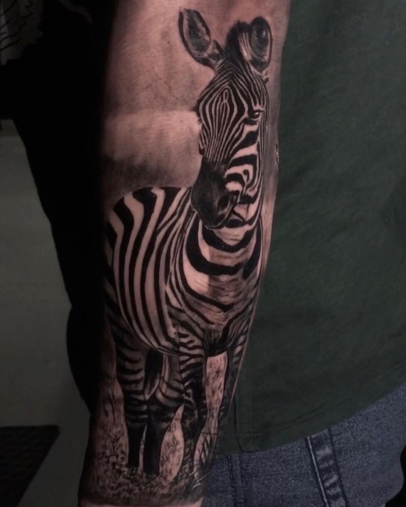 30 Pretty Zebra Tattoos You Must Try