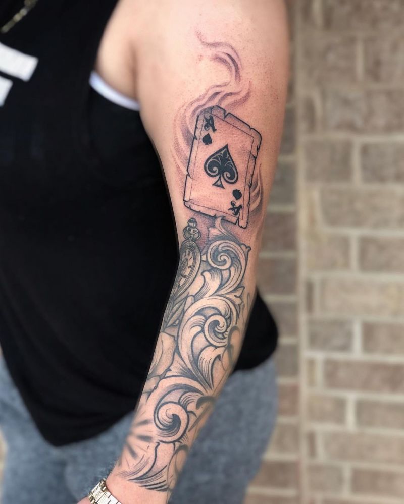 30 Pretty Ace of spades Tattoos to Inspire You