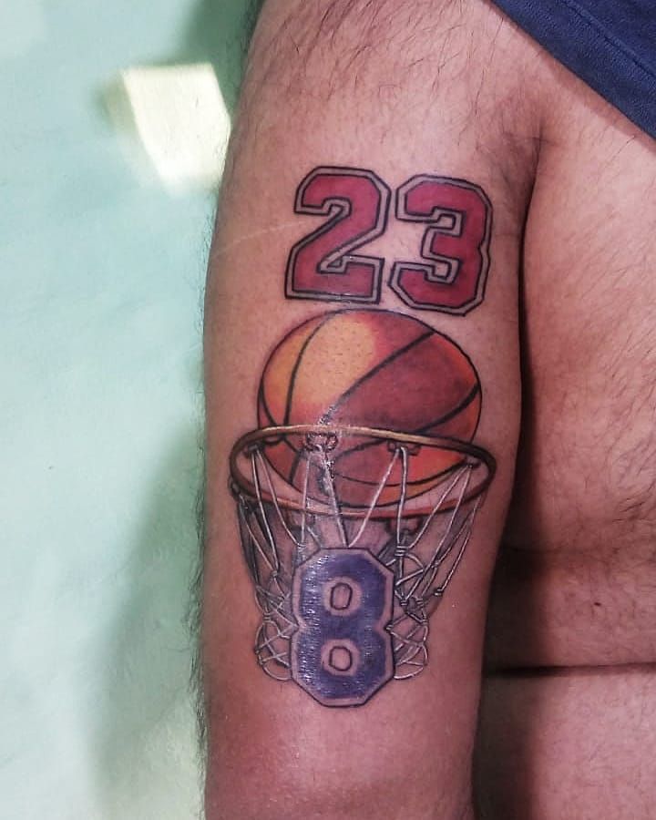 30 Pretty Basketball Tattoos for Inspiration