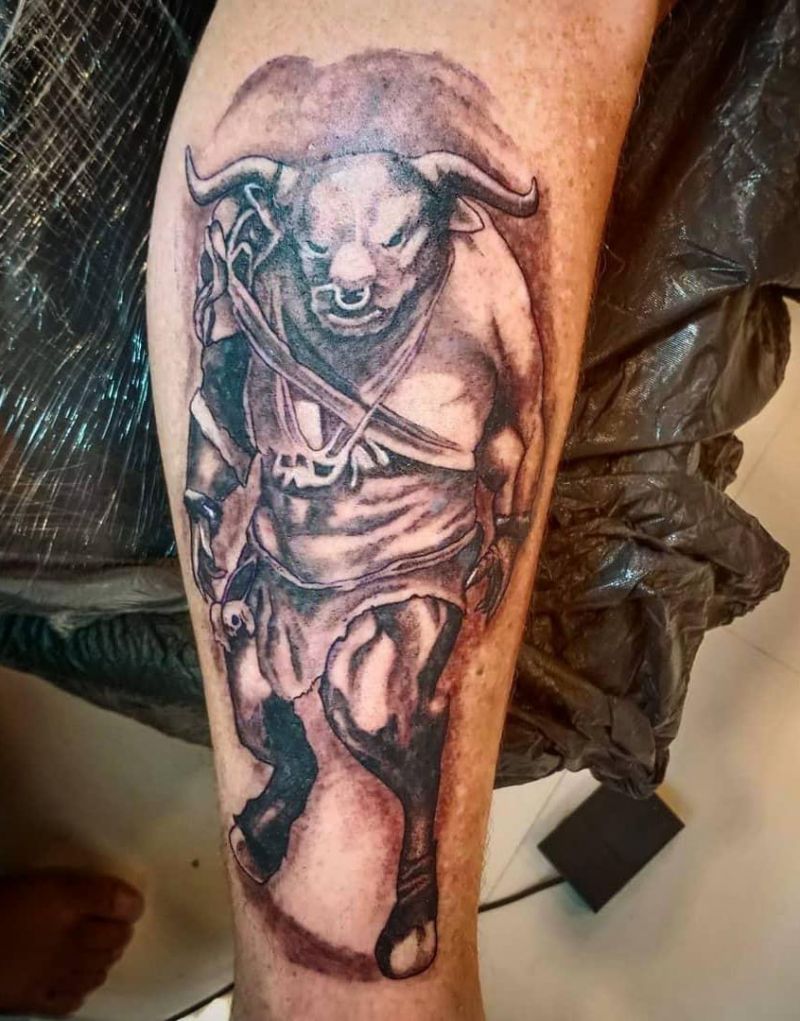 30 Superb Minotaur Tattoos to Inspire You