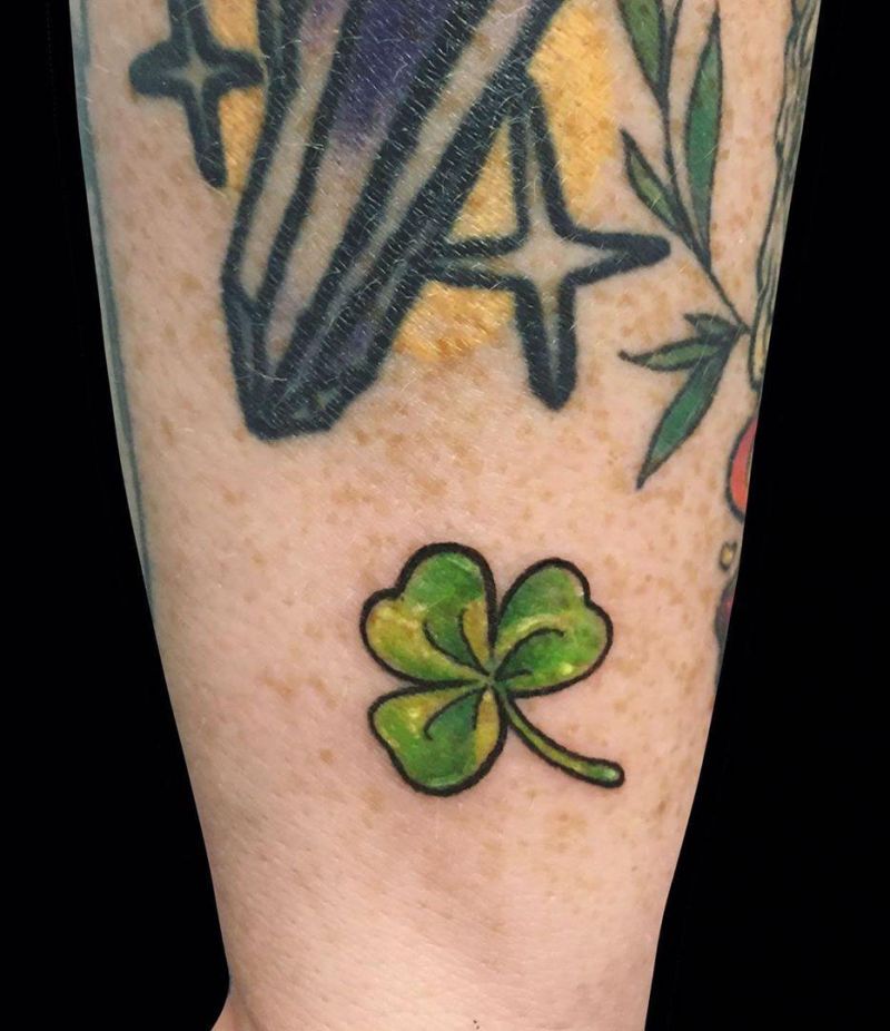 30 Pretty Shamrock Tattoos You Will Love