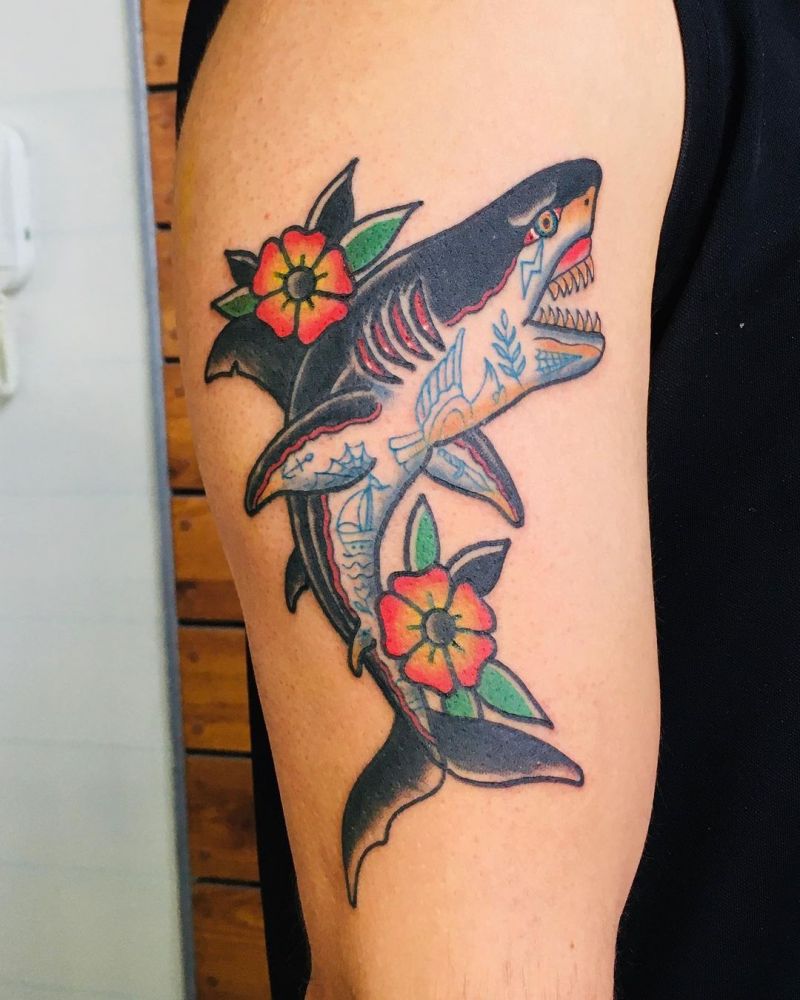 30 Pretty Shark Tattoos Enhance Your Personality