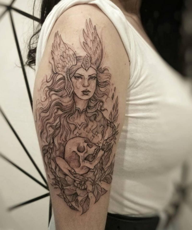 30 Pretty Valkyrie Tattoos to Inspire You