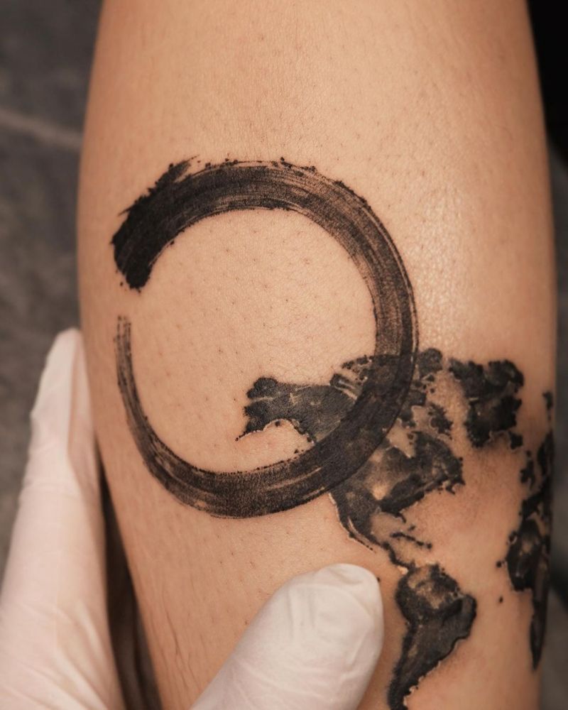 30 Pretty Circle Tattoos You Must Try