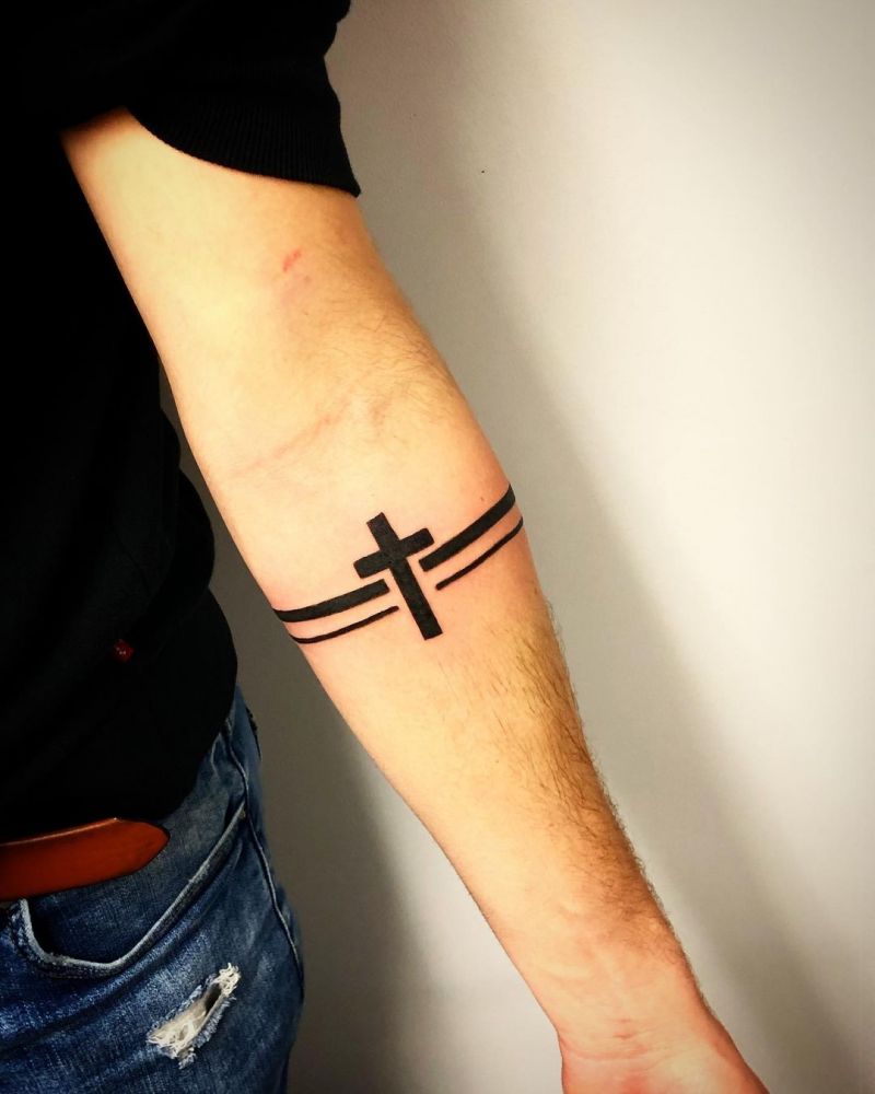 30 Pretty Cross Tattoos You Will Love