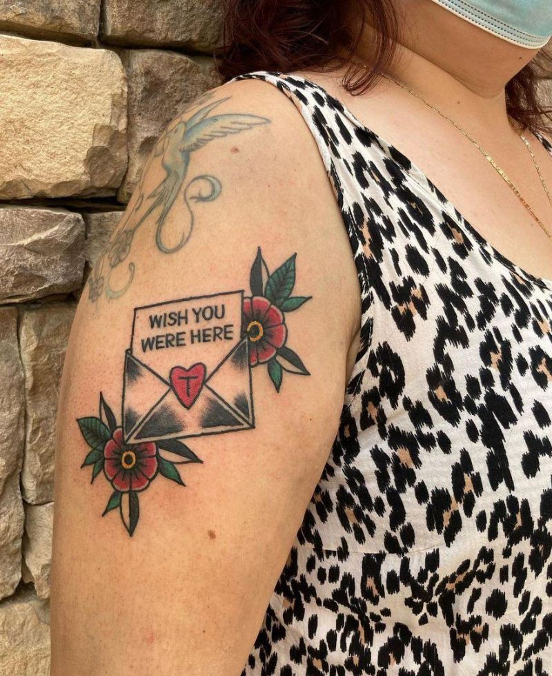 30 Pretty Envelope Tattoos Show Your Temperament