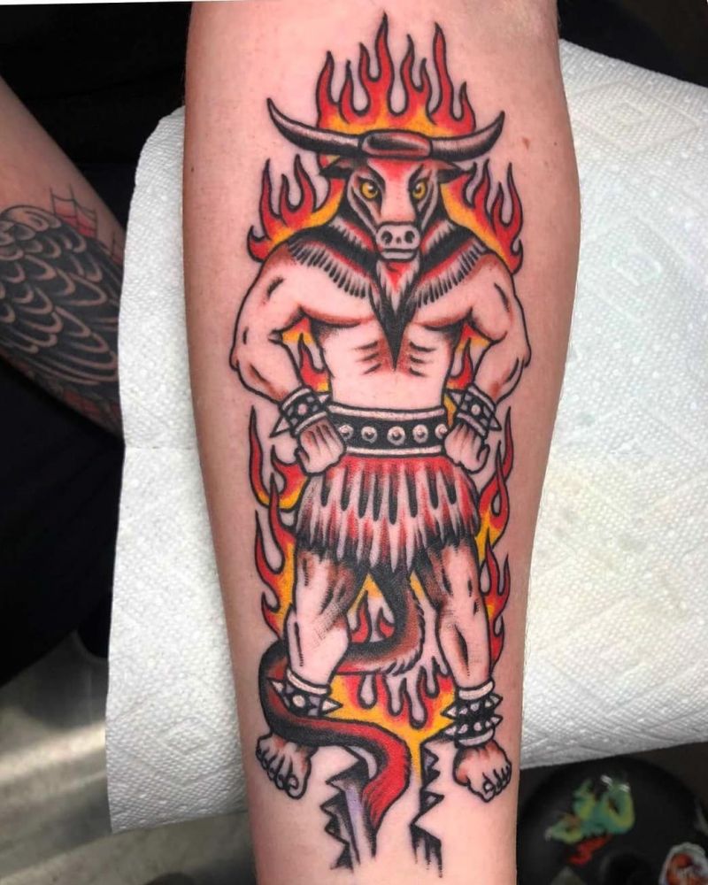 30 Superb Minotaur Tattoos to Inspire You