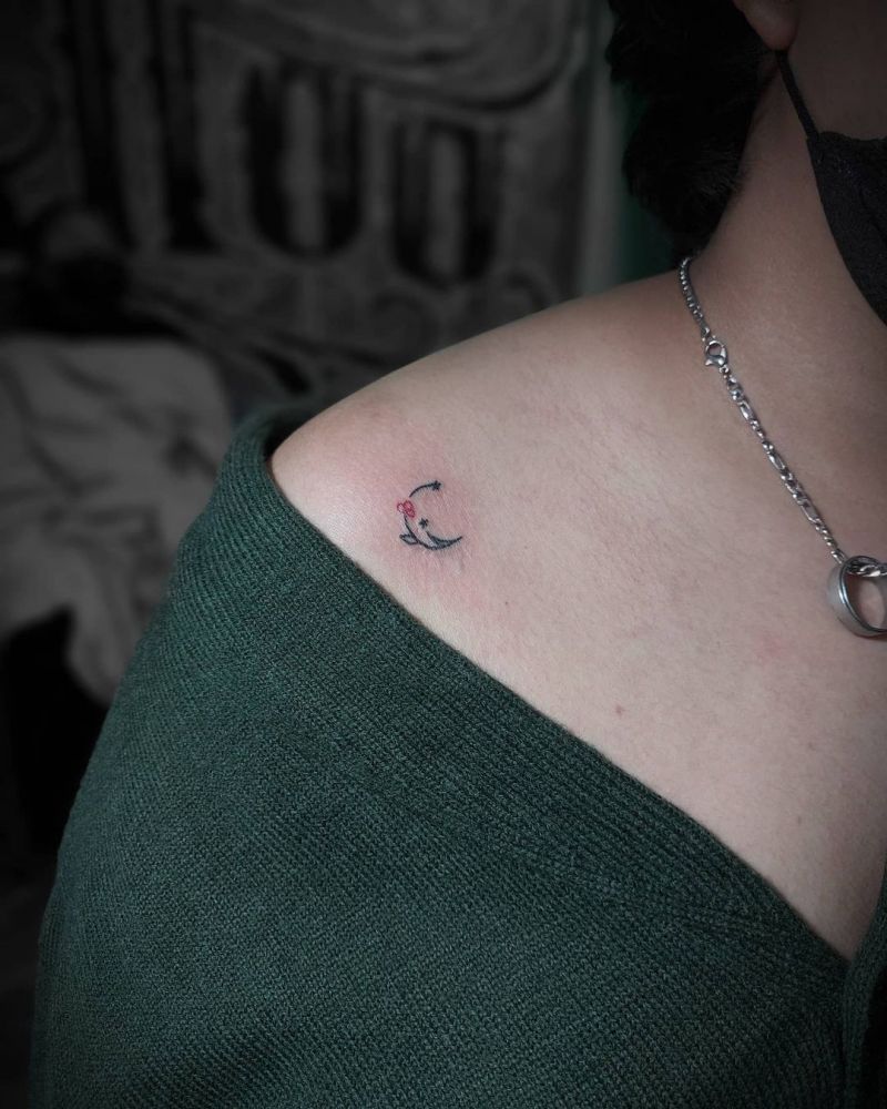 30 Pretty Moon Tattoos You Will Love