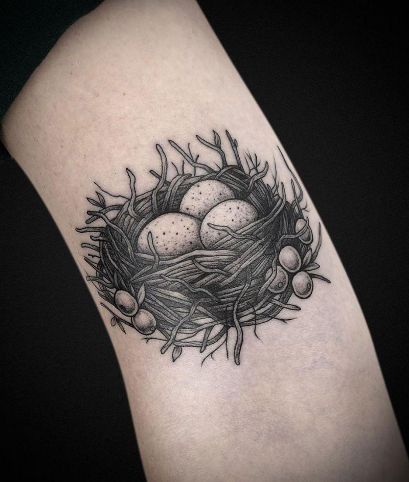 30 Pretty Nest Tattoos You Must Try