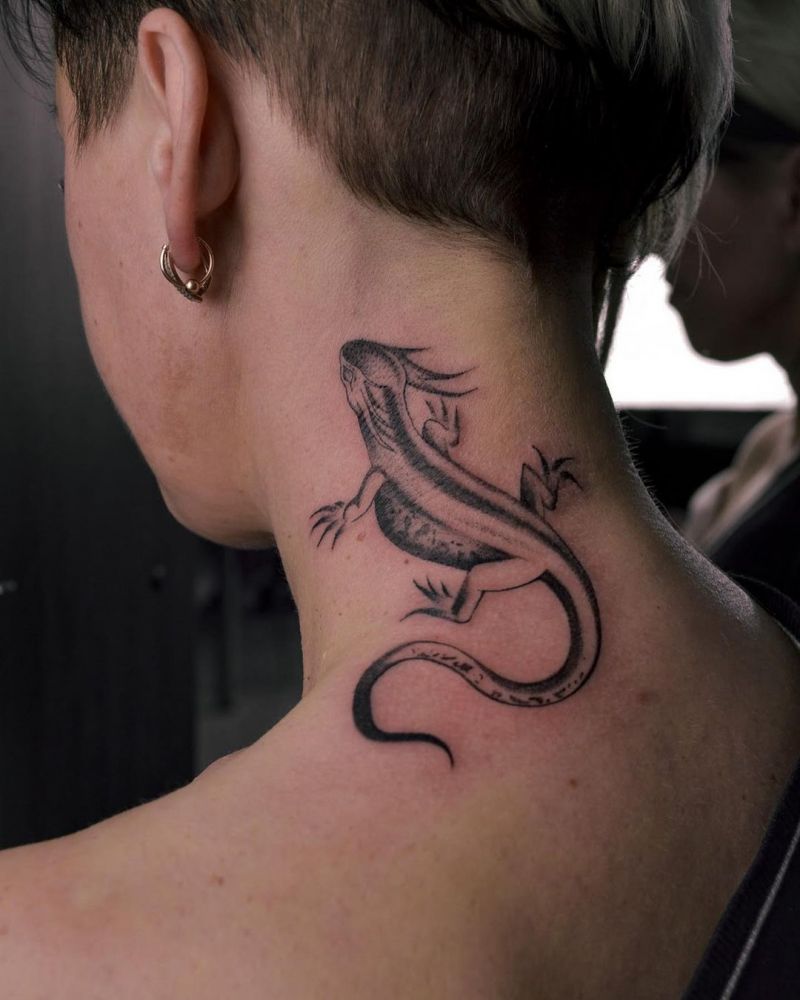 30 Pretty Salamander Tattoos to Inspire You