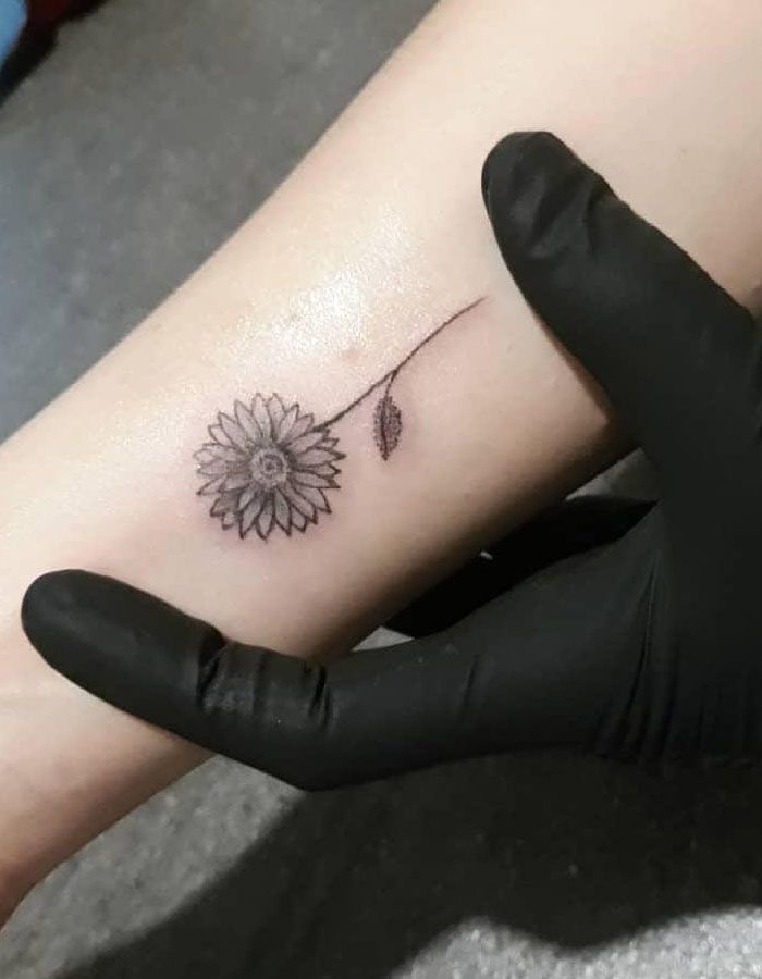 30 Pretty Sunflower Tattoos Improve Your Temperament