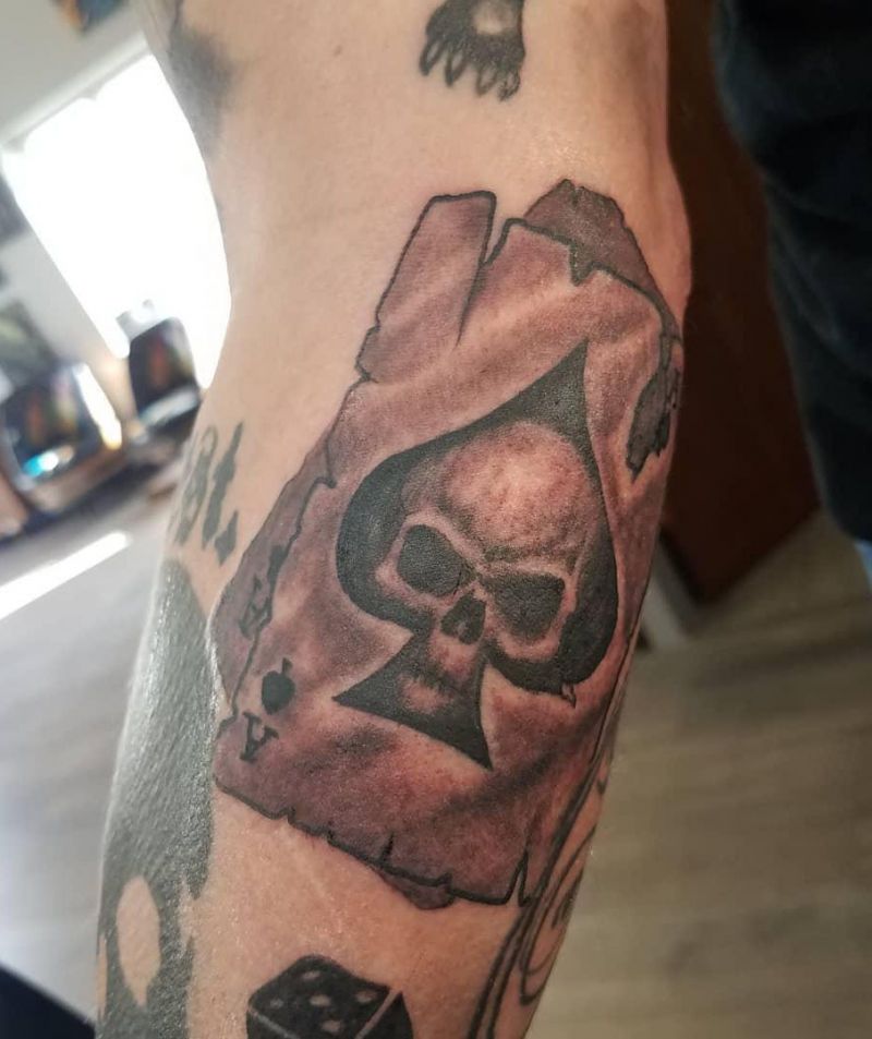 30 Pretty Ace of spades Tattoos to Inspire You