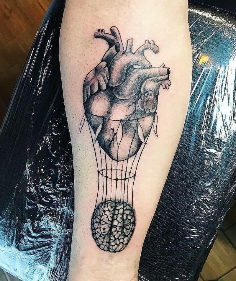 30 Pretty Brain Tattoos Make You Beautiful