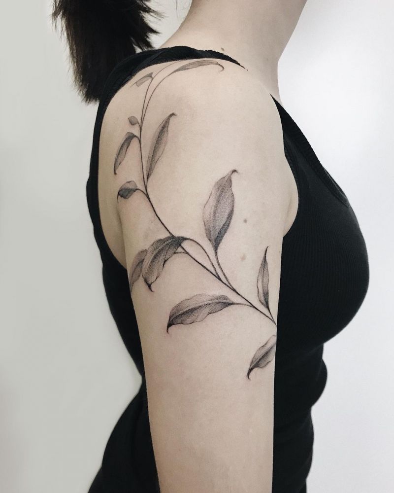 30 Pretty Branch Tattoos You Must Try