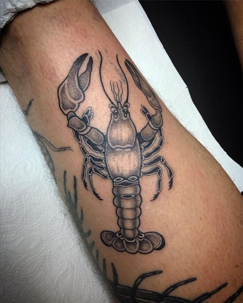 30 Pretty Crayfish Tattoos Make You Beautiful