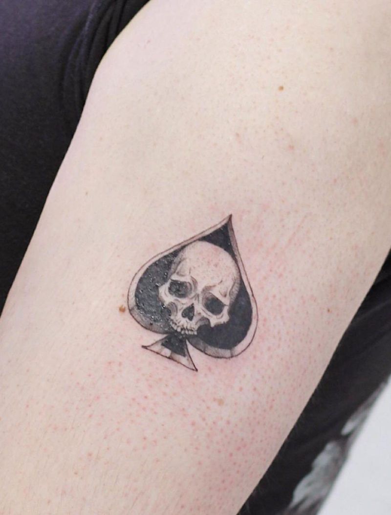 30 Pretty Ace of spades Tattoos to Inspire You