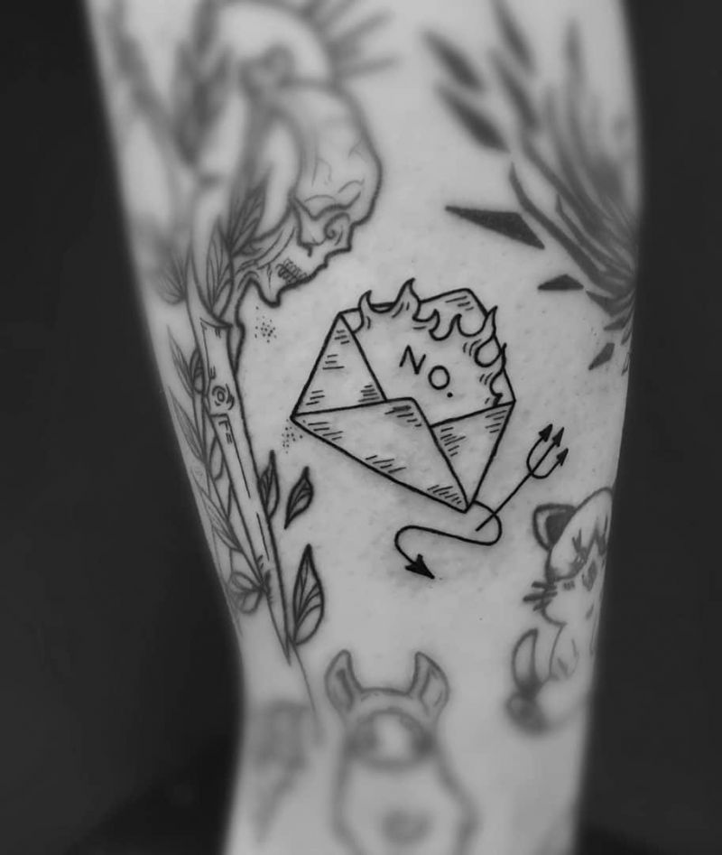 30 Pretty Envelope Tattoos Show Your Temperament