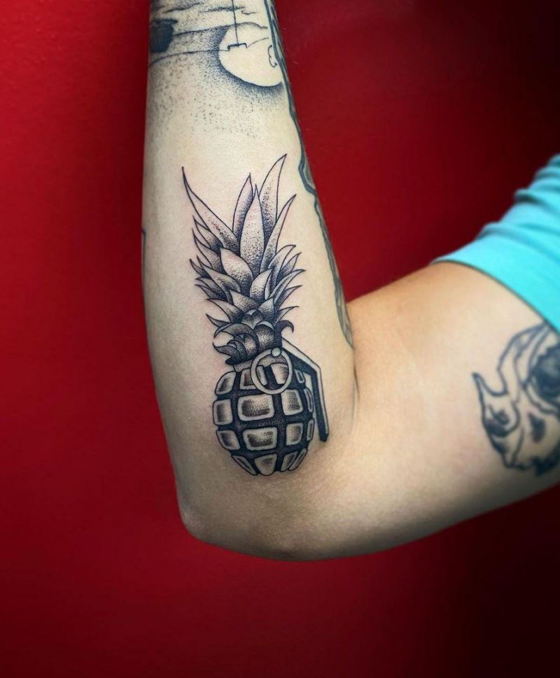 30 Pretty Grenade Tattoos You Must Try