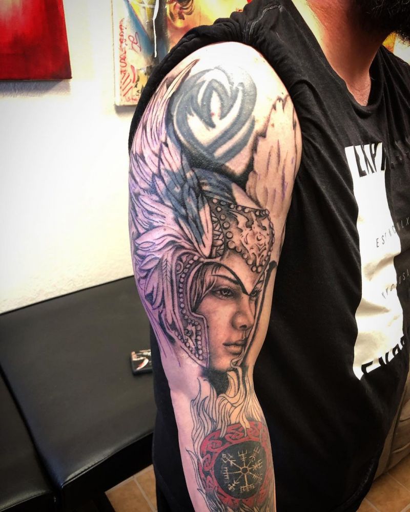 30 Pretty Valkyrie Tattoos to Inspire You