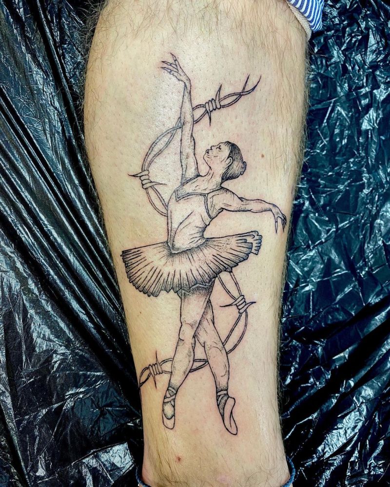 30 Pretty Ballerina Tattoos You Will Love